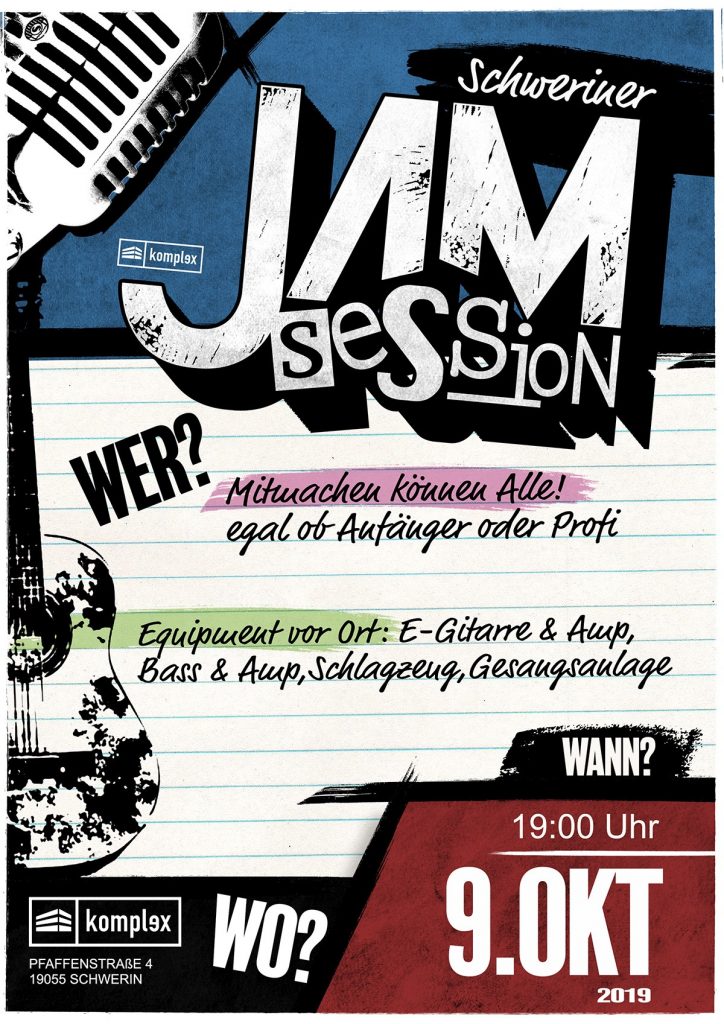 Schweriner JAM Session Wohin heute? Schwerin
