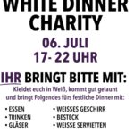 WHITE DINNER CHARITY- Gemeinsam für die  Dachstuhlsanierung