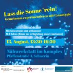Lass die Sonne `rein – Cyanotypie Workshop