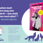 Lesung und Gespräch mit Alexandra Zykunov: Ein feministischer Abend über Gleichberechtigung, Zahlen, Mythen – und warum „wir hatten doch…“ kein Argument ist