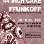 Live im Café Rosa // FFUNK OFF / 44 INCH CAKE